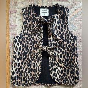 Damson Madder women’s cotton gilet vest